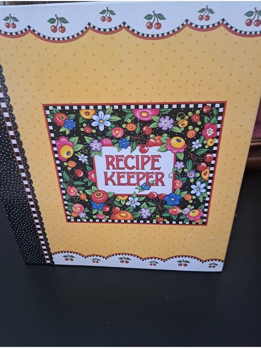 VTG Mary Engelbreit Deluxe Recipe Binder Keeper Album tips generational gift